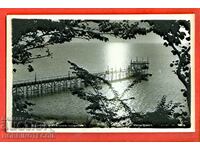 TRAVELED CARD view BURGAS SUNRISE before 1960