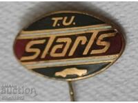 Car badge - T. U. STARTS. Auto Moto