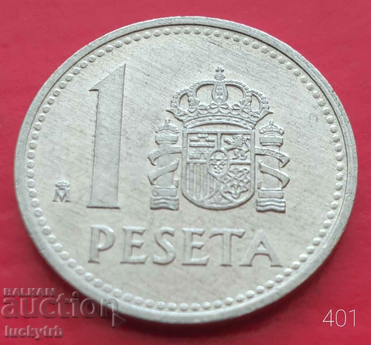 1 peseta 1989 - Spania