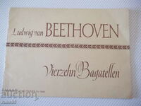 Partituri "VIERZEHN BAGATELLEN - Ludwig van Beethoven" - 28 pagini.