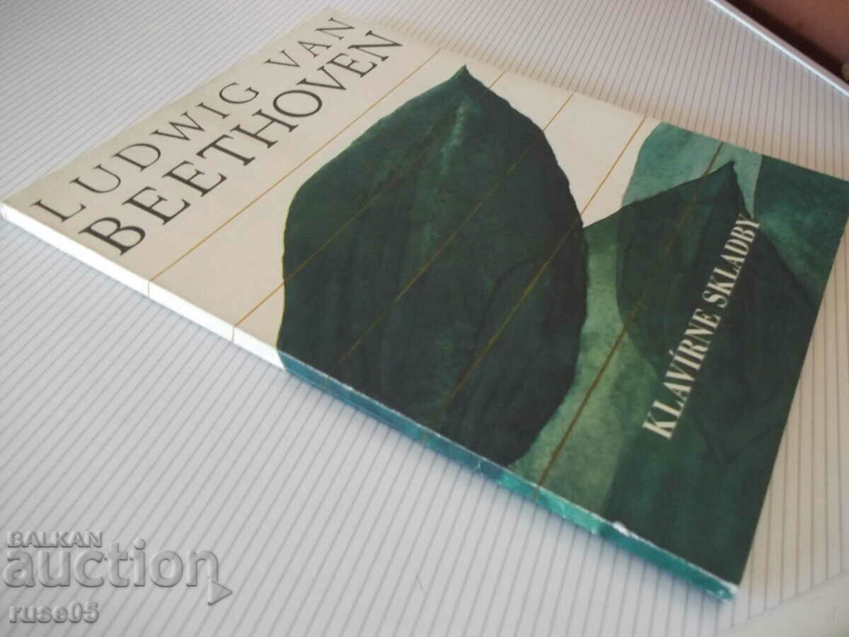 Sheet music "KLAVÍRNE SKLADBY - Ludwig van Beethoven" - 80 pages. - 7 Sheet music "KLAVÍRNE SKLADBY - Ludwig van Beethoven" - 80 pages. - 7