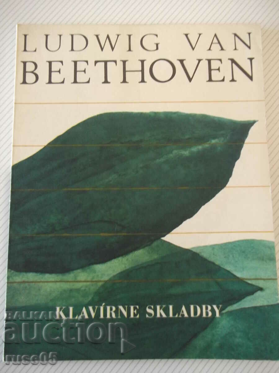 Partituri "KLAVÍRNE SKLADBY - Ludwig van Beethoven" - 80 pagini.