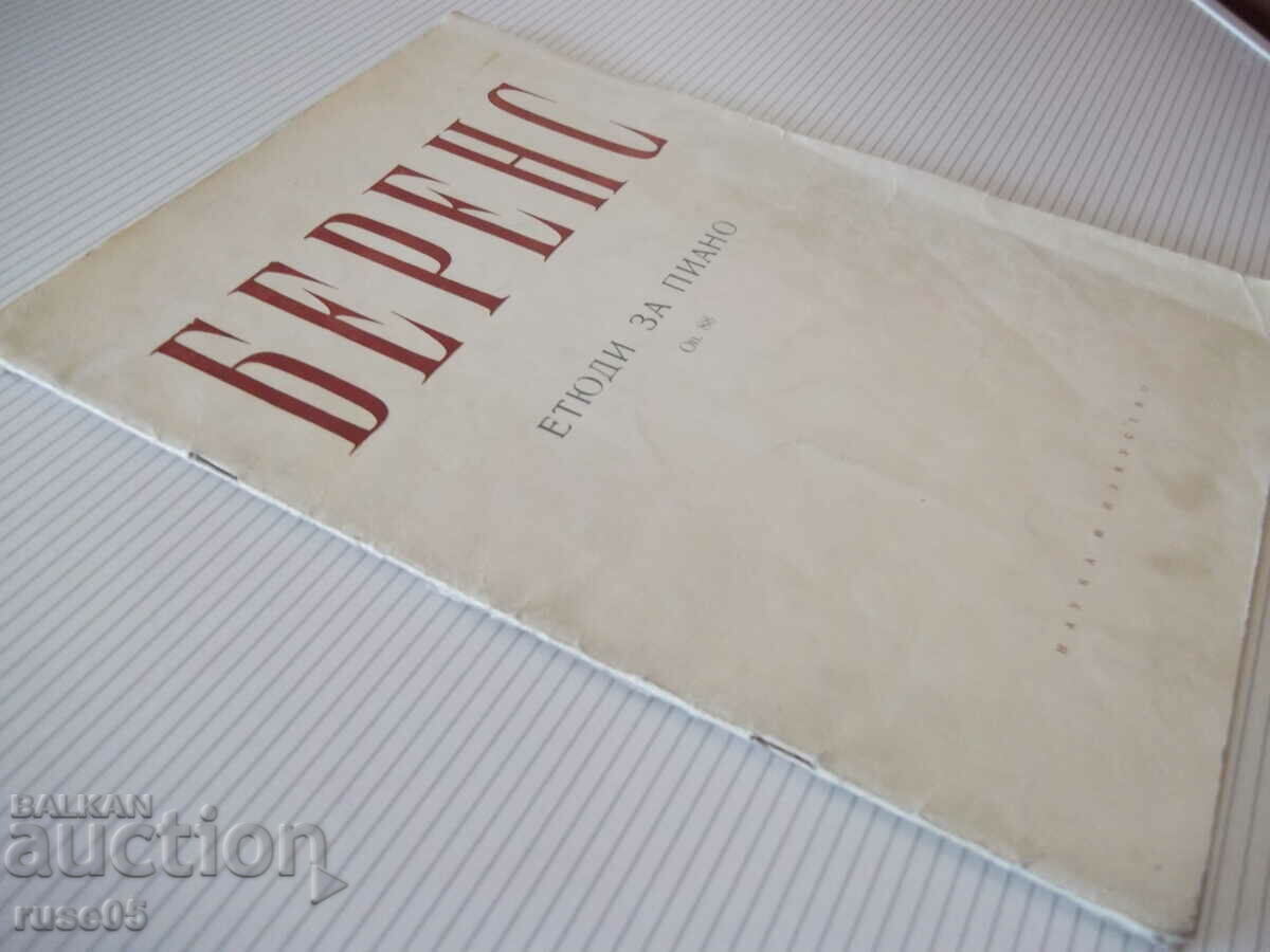 Sheet music "Etudes for piano - BERENS" - 40 pages - 1 - 7 Sheet music "Etudes for piano - BERENS" - 40 pages - 1 - 7