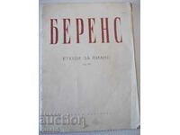 Sheet music "Etudes for piano - BERENS" - 40 pages - 1