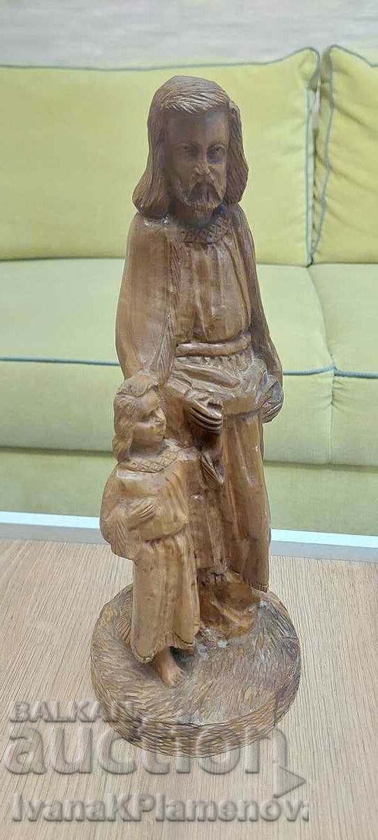 Licitație Sculptura in lemn, inaltime 35 cm Licitație Sculptura in lemn, inaltime 35 cm