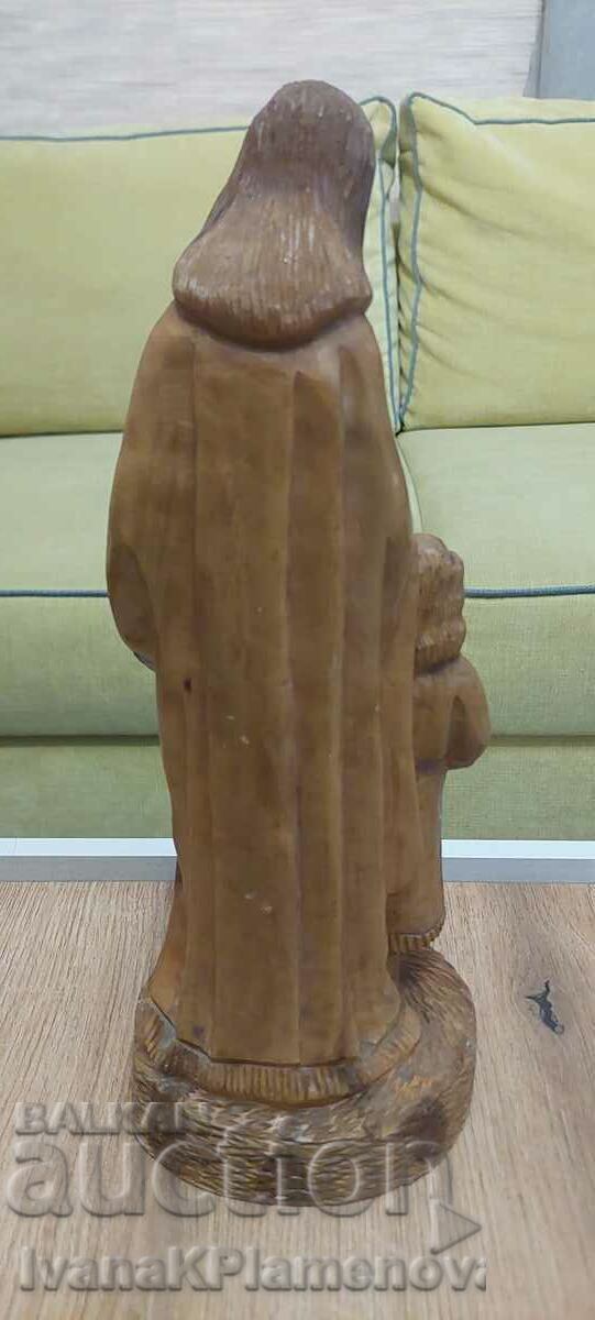 Ξυλόγλυπτο, ύψος 35 cm - 5