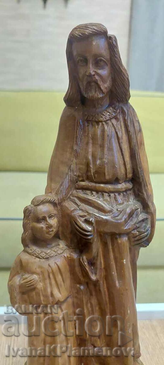 Sculptura in lemn, inaltime 35 cm - 6 Sculptura in lemn, inaltime 35 cm - 6