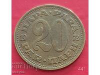 20 de bani 1973 - Iugoslavia