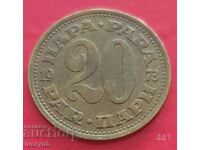 20 de bani 1973 - Iugoslavia
