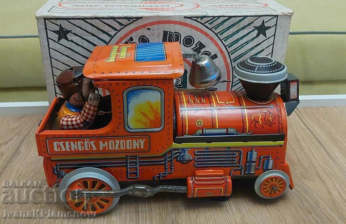 Vintage metal toy with box for collectors