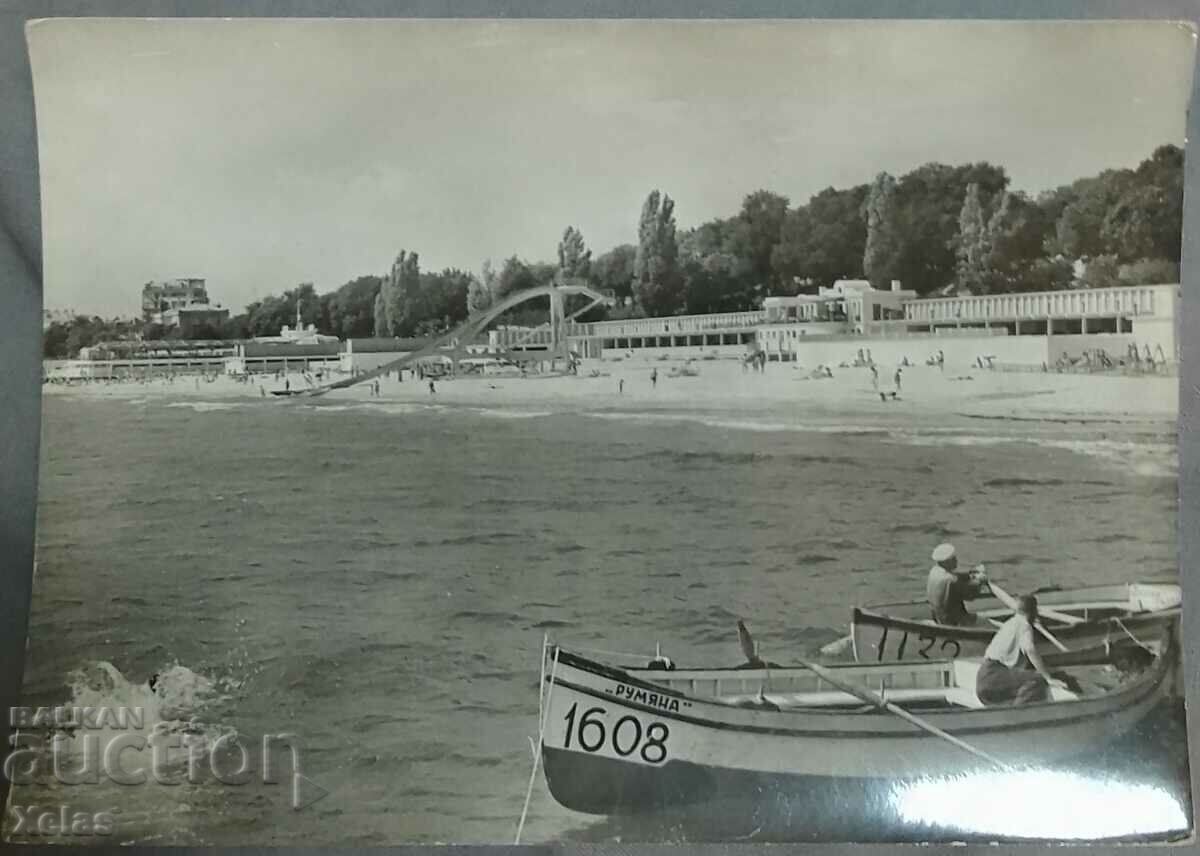 Old postcard Varna 1960s