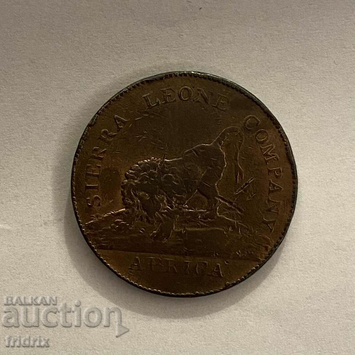 Delivery of Sierra Leone 1 penny / Sierra Leone 1 penny 1791 Delivery of Sierra Leone 1 penny / Sierra Leone 1 penny 1791