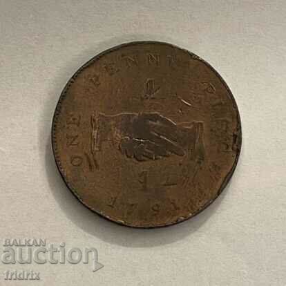 Sierra Leone 1 penny / Sierra Leone 1 penny 1791