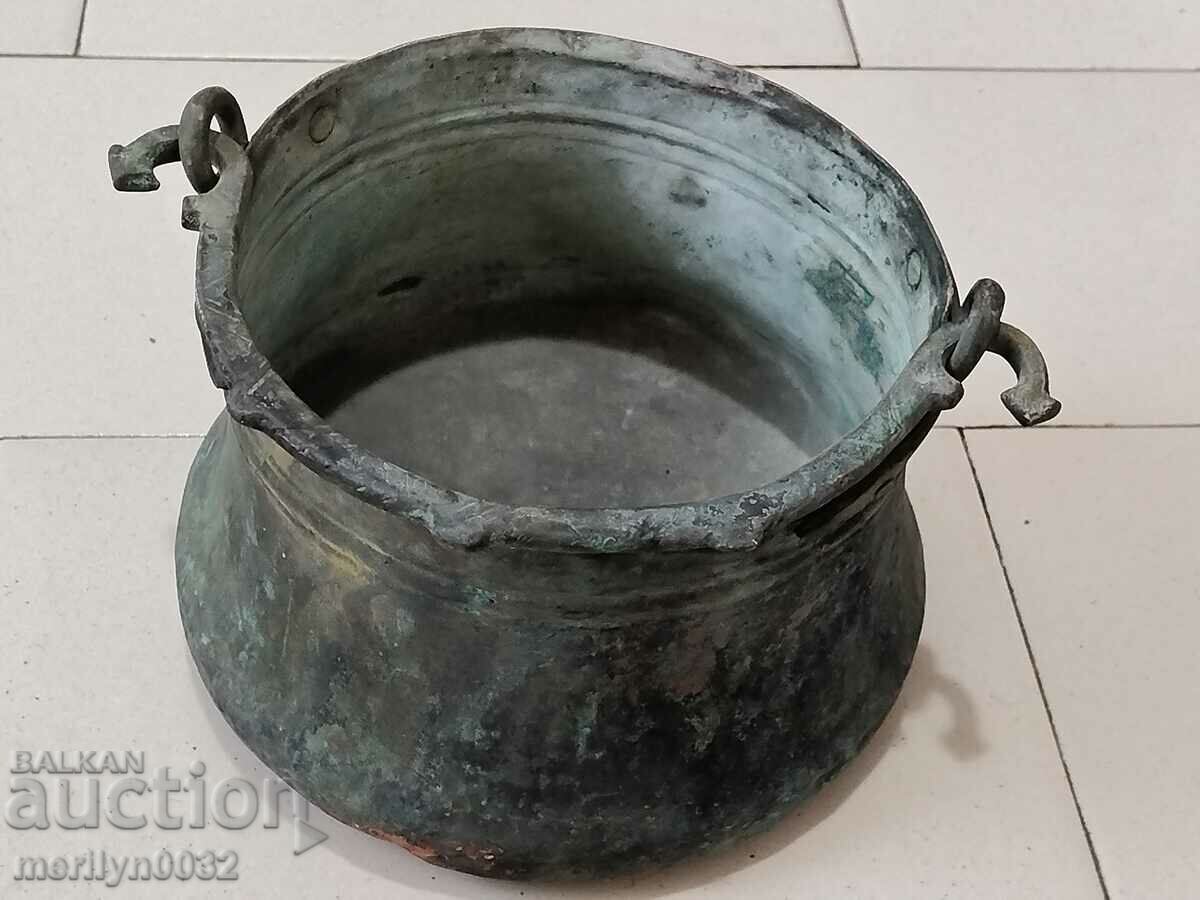Old copper cauldron, cauldron, copper, copper - 7 Old copper cauldron, cauldron, copper, copper - 7