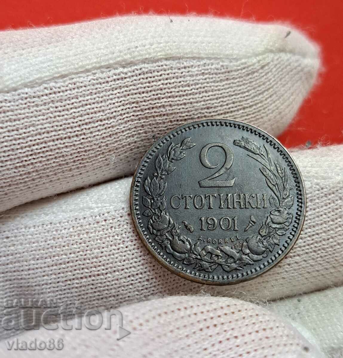 2 cenți 1901