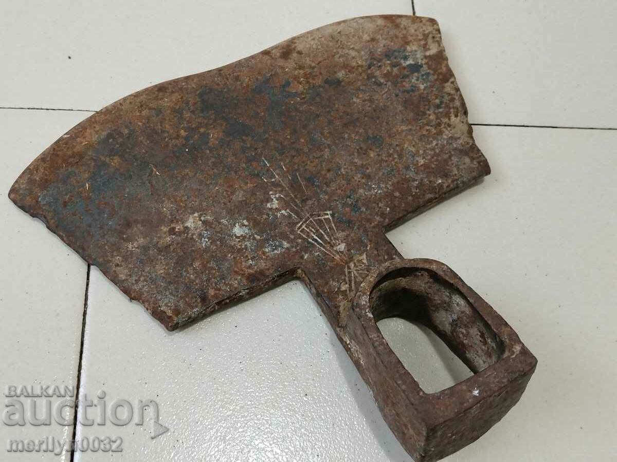 Forged pitchfork, hoe, agricultural tool, wrought iron - 7 Forged pitchfork, hoe, agricultural tool, wrought iron - 7