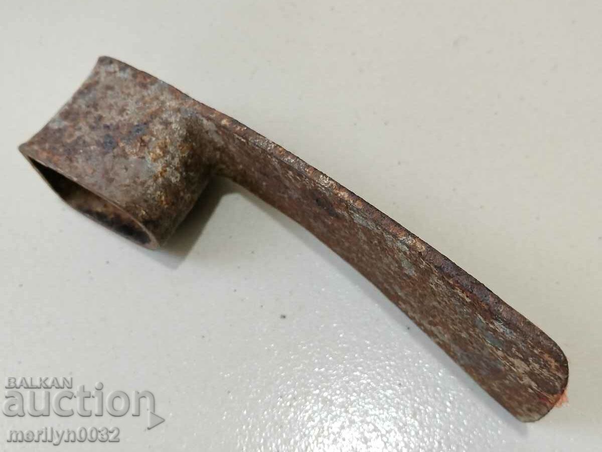 Cleaver, hoe, agricultural tool, wrought iron - 7 Cleaver, hoe, agricultural tool, wrought iron - 7