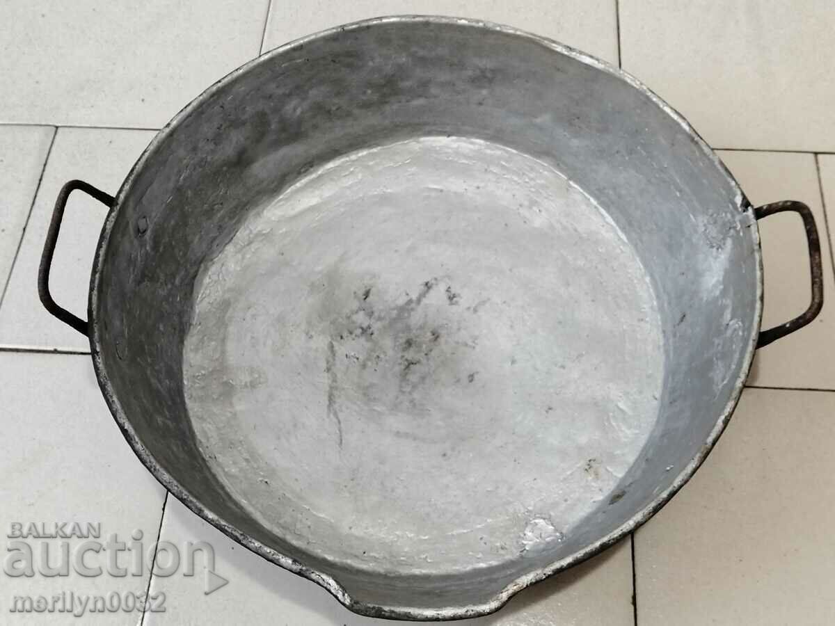 Παλιός χάλκινος δίσκος, πιατάκι, χαλκός, δίσκος, κατσαρόλα με τιμή € 70.62 | 138.12 BGN