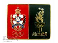 Tonga Olympic Committee-Atlanta'96-Rare Sign-Limited