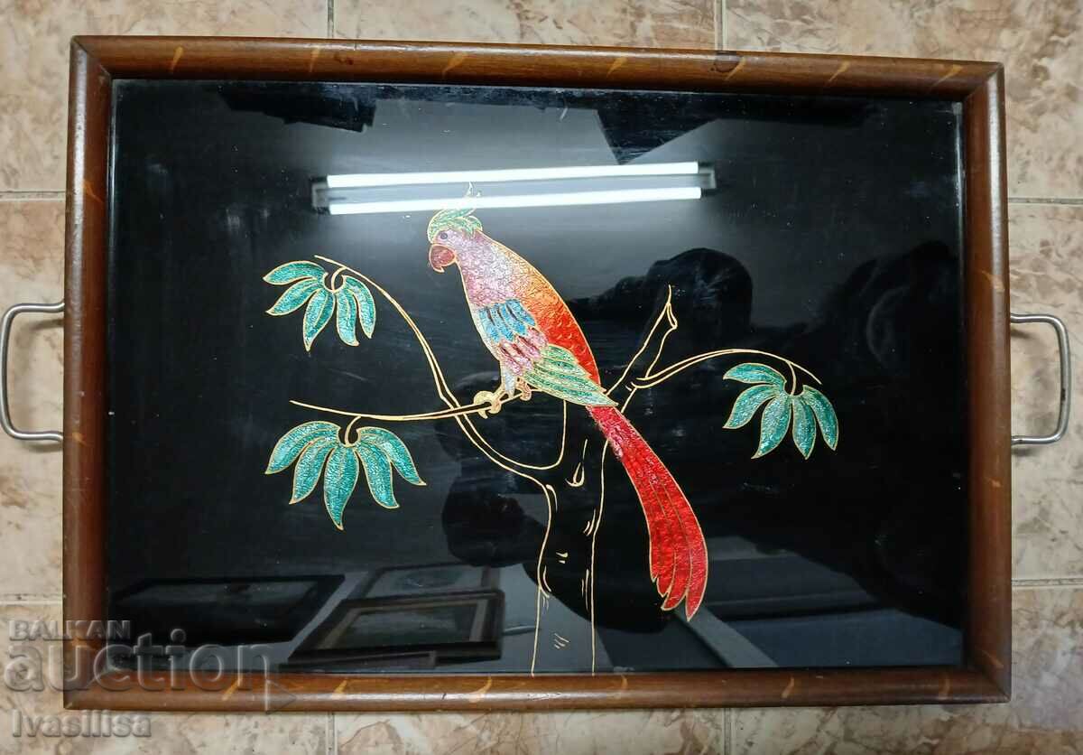 Antique tray with price 20.00 BGN | € 10.23 Antique tray with price 20.00 BGN | € 10.23