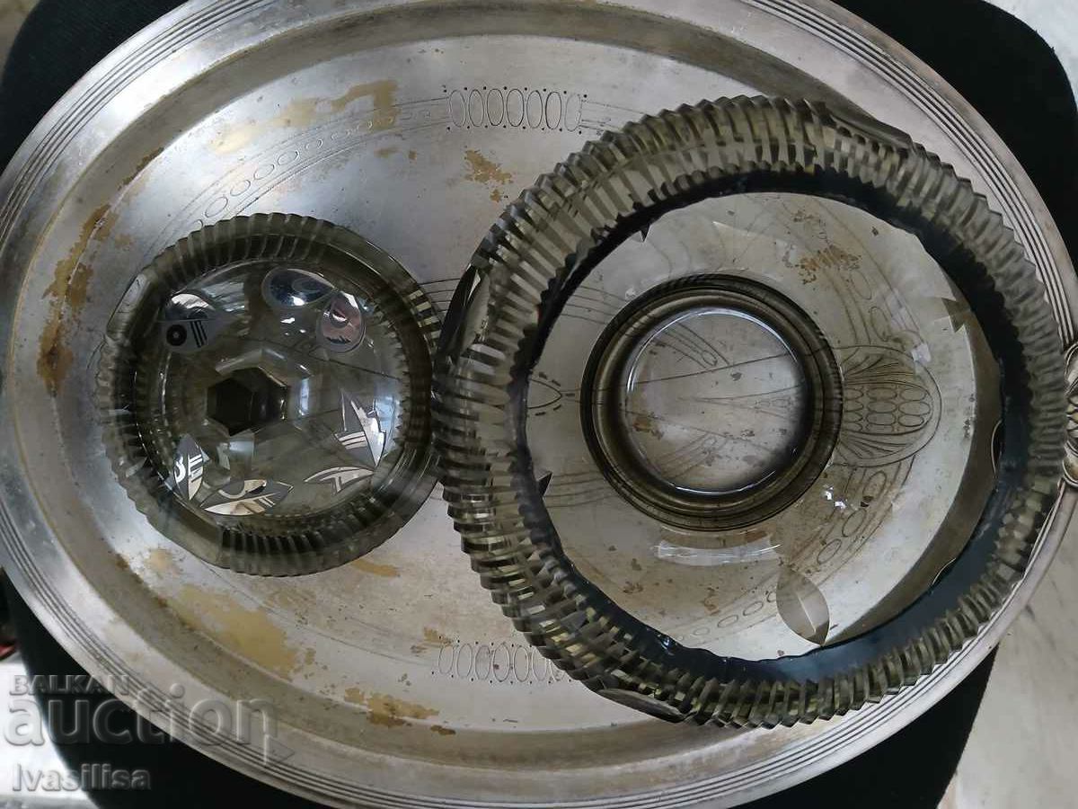 Antique luxury glass bonbonniere with metal inlays - 7 Antique luxury glass bonbonniere with metal inlays - 7