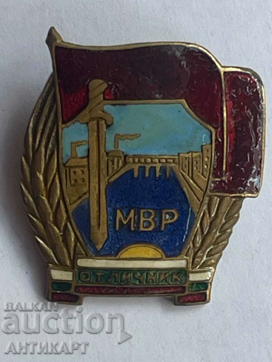 rare MIA badge Excellent bronze enamel screw