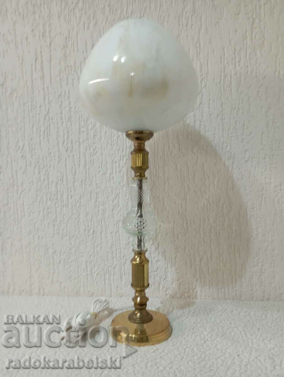 Set of two large brass lamps - lamp with price 99.90 BGN | € 51.08