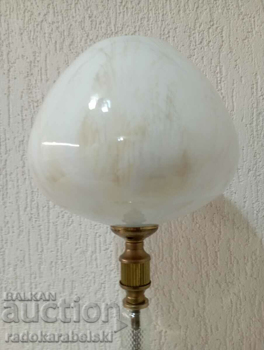 Set of two large brass lamps - lamp - 5