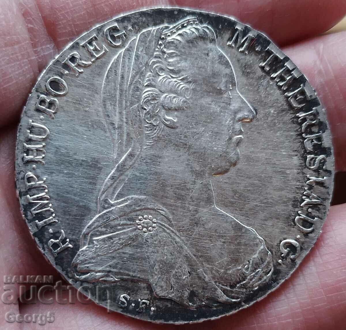 Thaler Maria Theresia 1780 - ασήμι