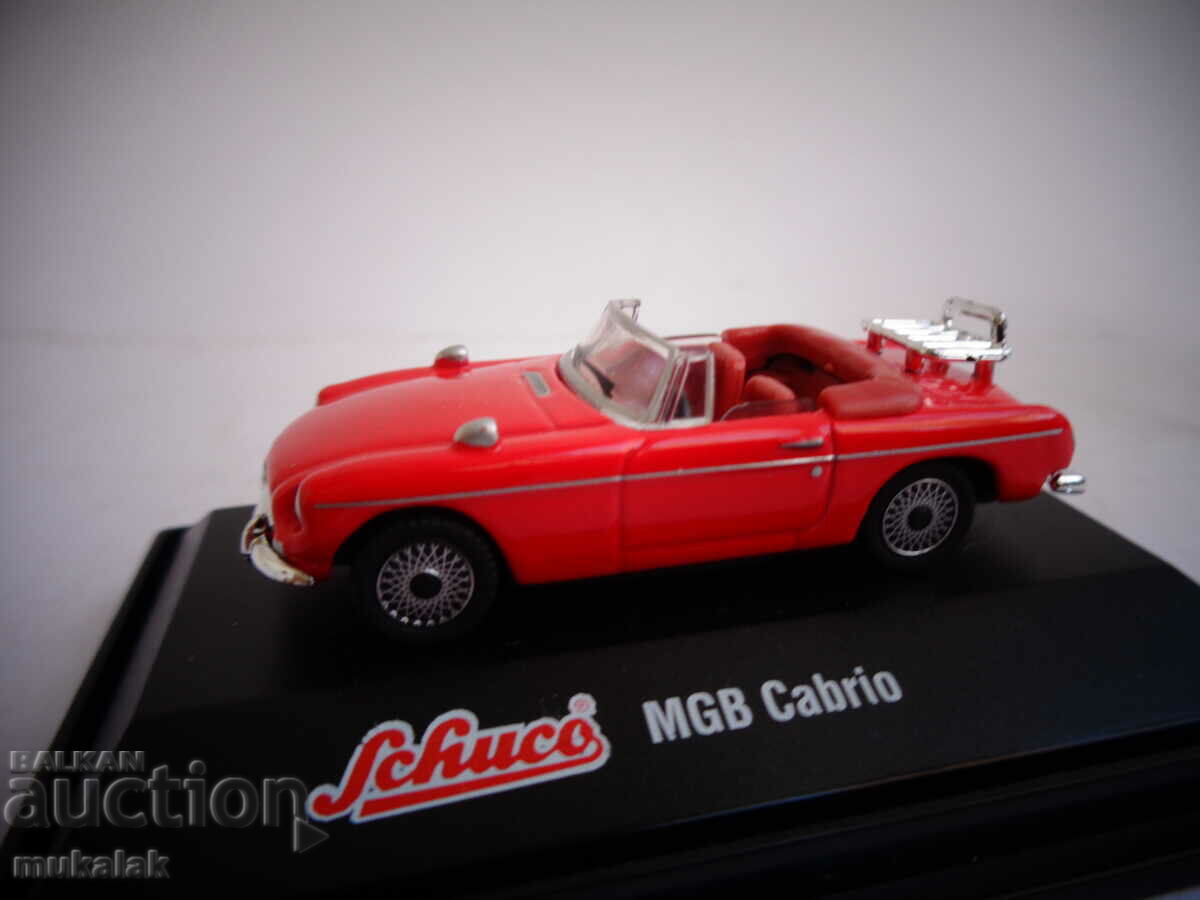 Auction 1:72 SCHUCO MGB CABRIO CAR MODEL TOY Auction 1:72 SCHUCO MGB CABRIO CAR MODEL TOY
