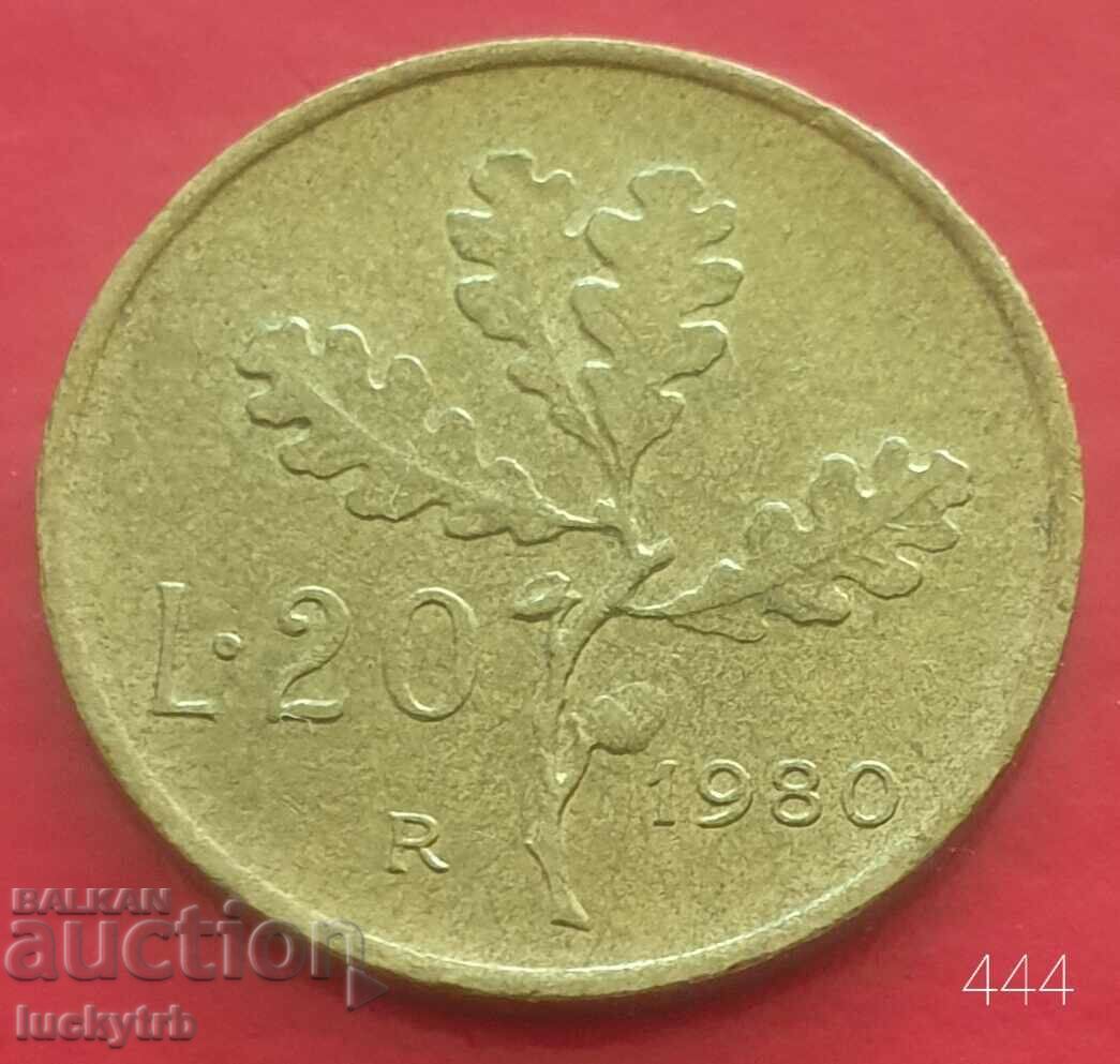 20 lire 1980 - Italia