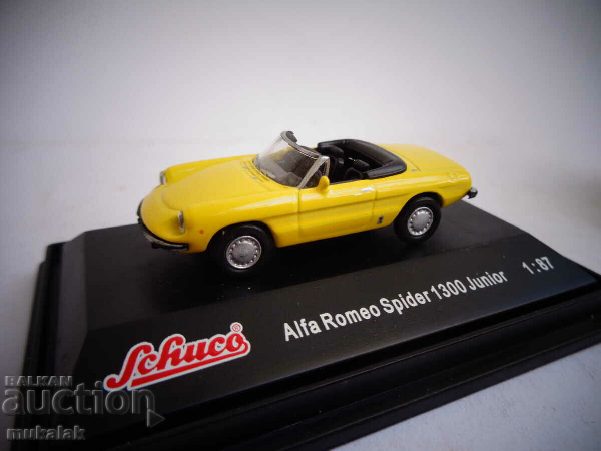 1:87 H0 SCHUCO ALFA ROMEO SPIDER CAR MODEL TOY with price 15.00 BGN | € 7.67 1:87 H0 SCHUCO ALFA ROMEO SPIDER CAR MODEL TOY with price 15.00 BGN | € 7.67
