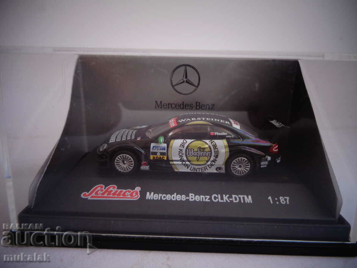 1:87 H0 SCHUCO MERCEDES BENZ CLK CAR RALLY MODEL TOY