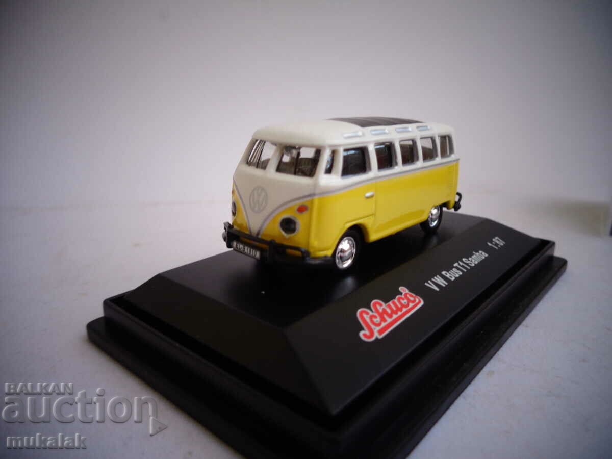 1:87 H0 SCHUCO VW BUS T1 SAMBA TROLLEY MODEL TOY - 6 1:87 H0 SCHUCO VW BUS T1 SAMBA TROLLEY MODEL TOY - 6