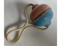 . 100 YEAR OLD CELLULOID BABY RATTLE