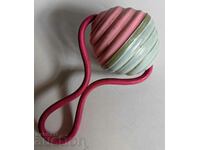 . 100 YEAR OLD CELLULOID BABY RATTLE