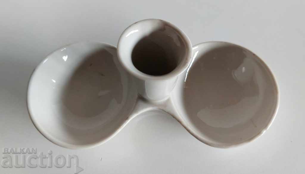 Auction ,SOC BULGARIAN PORCELAIN SALT BOX SALT BOX FOR SPICES Auction ,SOC BULGARIAN PORCELAIN SALT BOX SALT BOX FOR SPICES