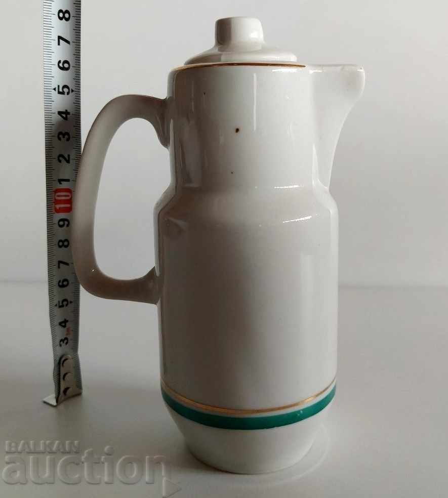 Auction , PORCELAIN KETTLE POT COFFEE POT PART OF PORCELAIN SERVICE Auction , PORCELAIN KETTLE POT COFFEE POT PART OF PORCELAIN SERVICE