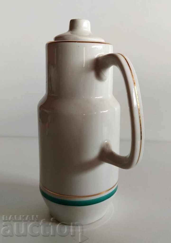 Delivery of , PORCELAIN KETTLE POT COFFEE POT PART OF PORCELAIN SERVICE Delivery of , PORCELAIN KETTLE POT COFFEE POT PART OF PORCELAIN SERVICE