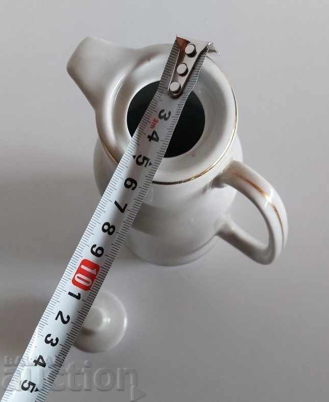 , PORCELAIN KETTLE POT COFFEE POT PART OF PORCELAIN SERVICE - 5 , PORCELAIN KETTLE POT COFFEE POT PART OF PORCELAIN SERVICE - 5