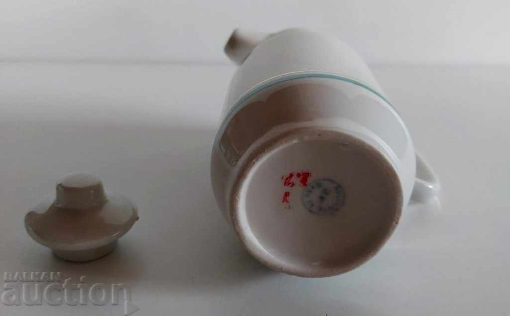 , PORCELAIN KETTLE POT COFFEE POT PART OF PORCELAIN SERVICE - 6 , PORCELAIN KETTLE POT COFFEE POT PART OF PORCELAIN SERVICE - 6