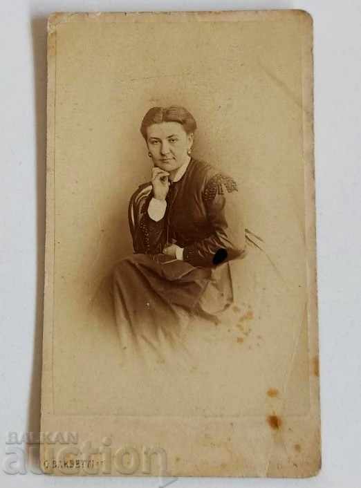 , LATE 19TH CENTURY OLD PHOTO PHOTOGRAPH PORTRAIT WOMAN