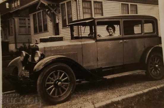 , 1929 NEW YORK RETRO MAȘINĂ MAȘINĂ FOTO VECHE FOTO