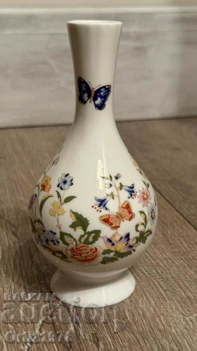 Aynsley porcelain vase, excellent!