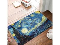 Mat for Van Gogh's Starry Night painting, carpet