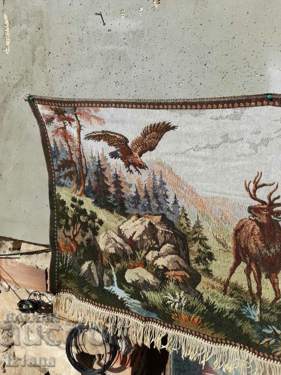 Auction  Antique carpet, wall covering