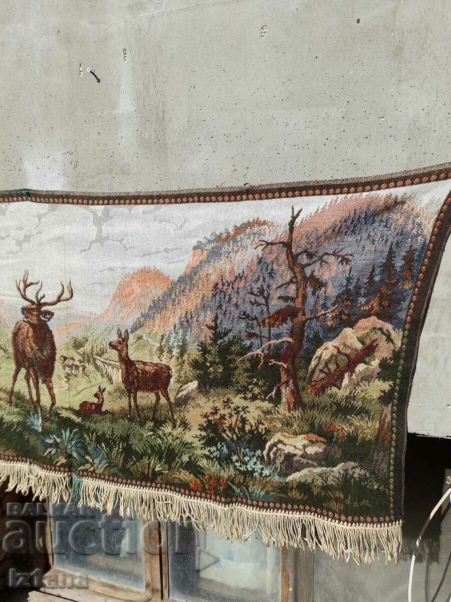 Antique carpet, wall covering - 5