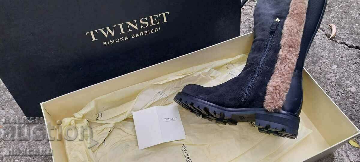 Cizme de damă - „TWINSET” cu preț 130.00 BGN | € 66.47 Cizme de damă - „TWINSET” cu preț 130.00 BGN | € 66.47