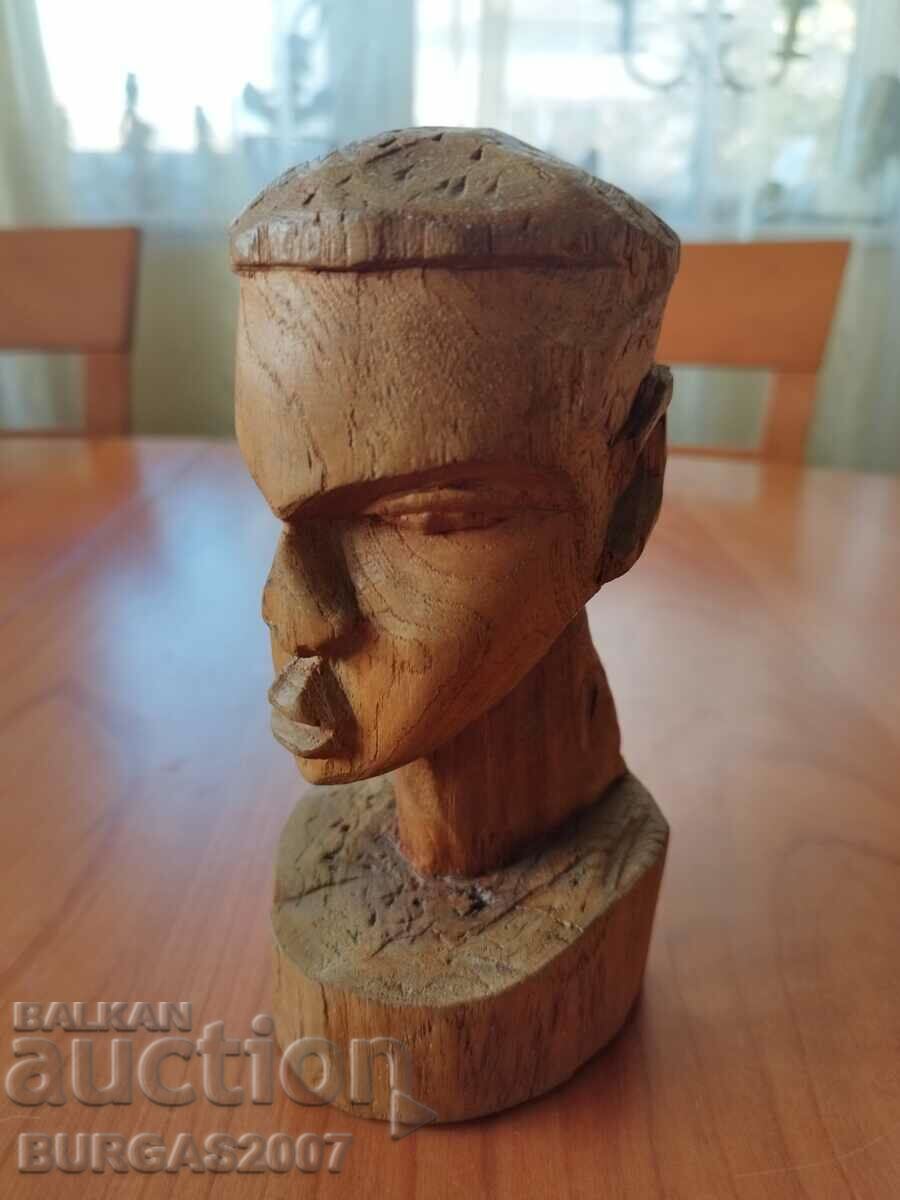 Old wooden figure