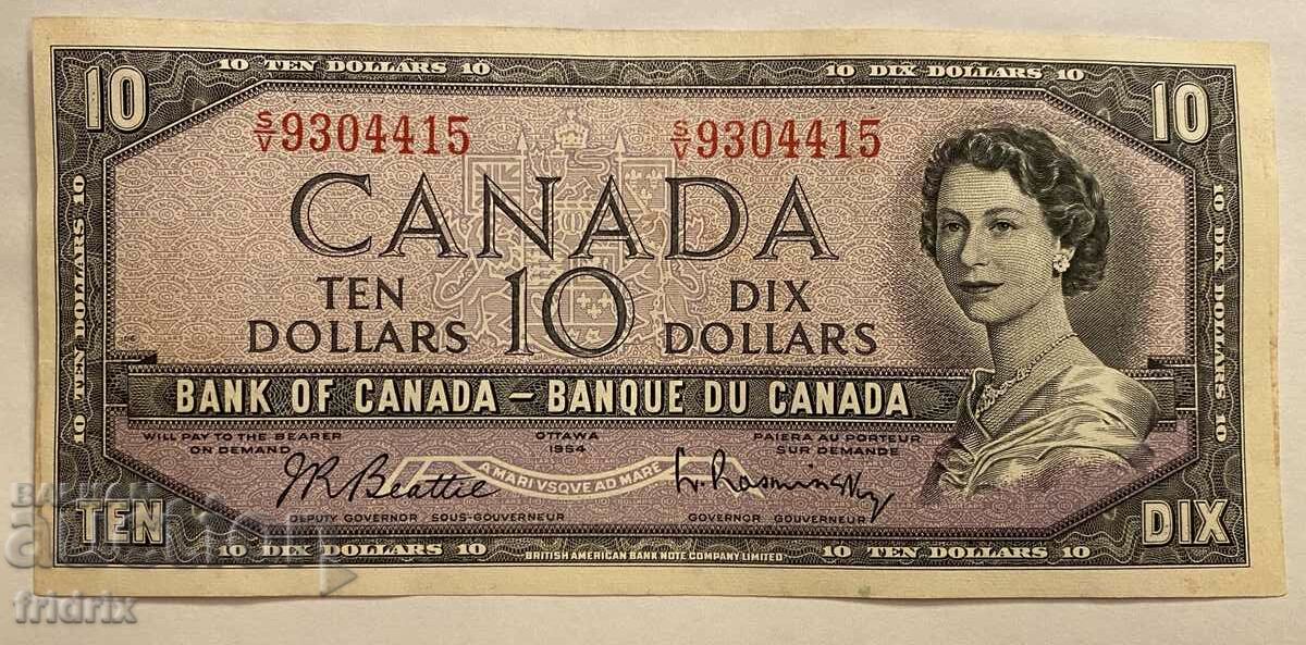 Canada 10 dollars / Canada 10 dollars 1954